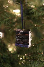 Never After Mini Book Ornament