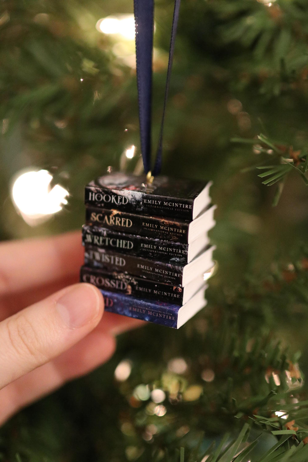 Never After Mini Book Ornament