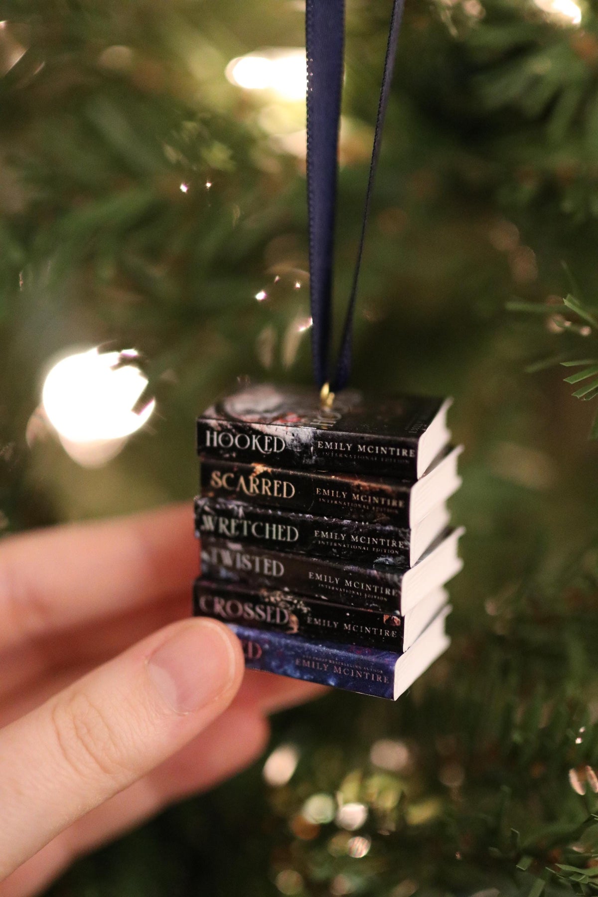 Never After Mini Book Ornament