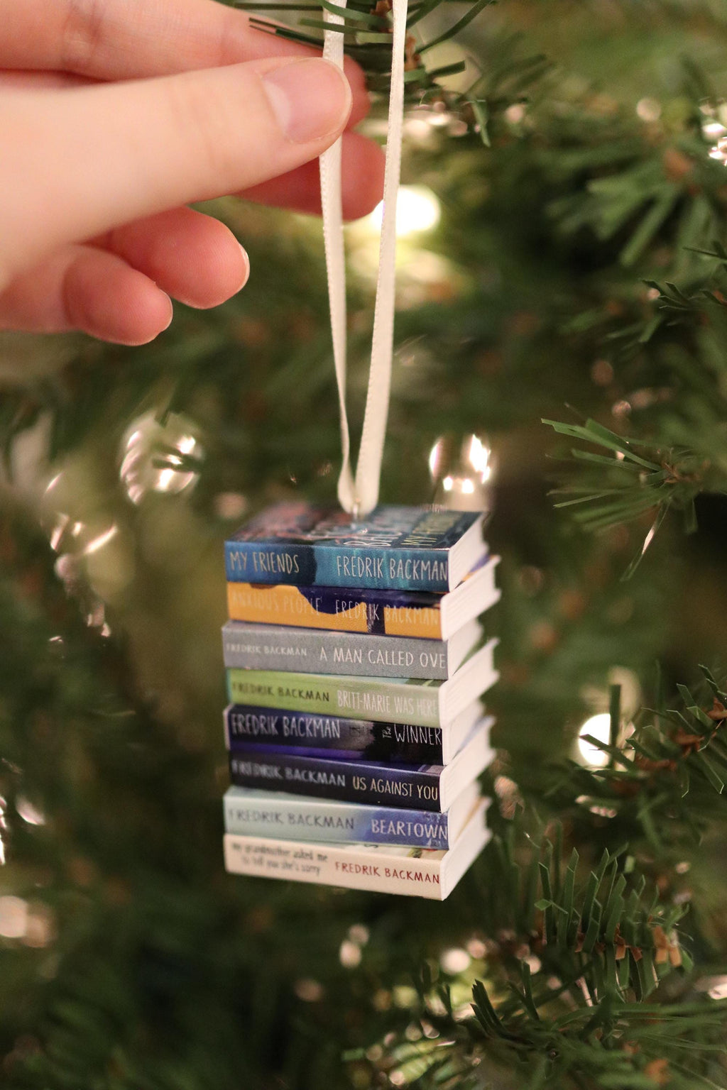 Fredrik Backman Mini Book Ornament