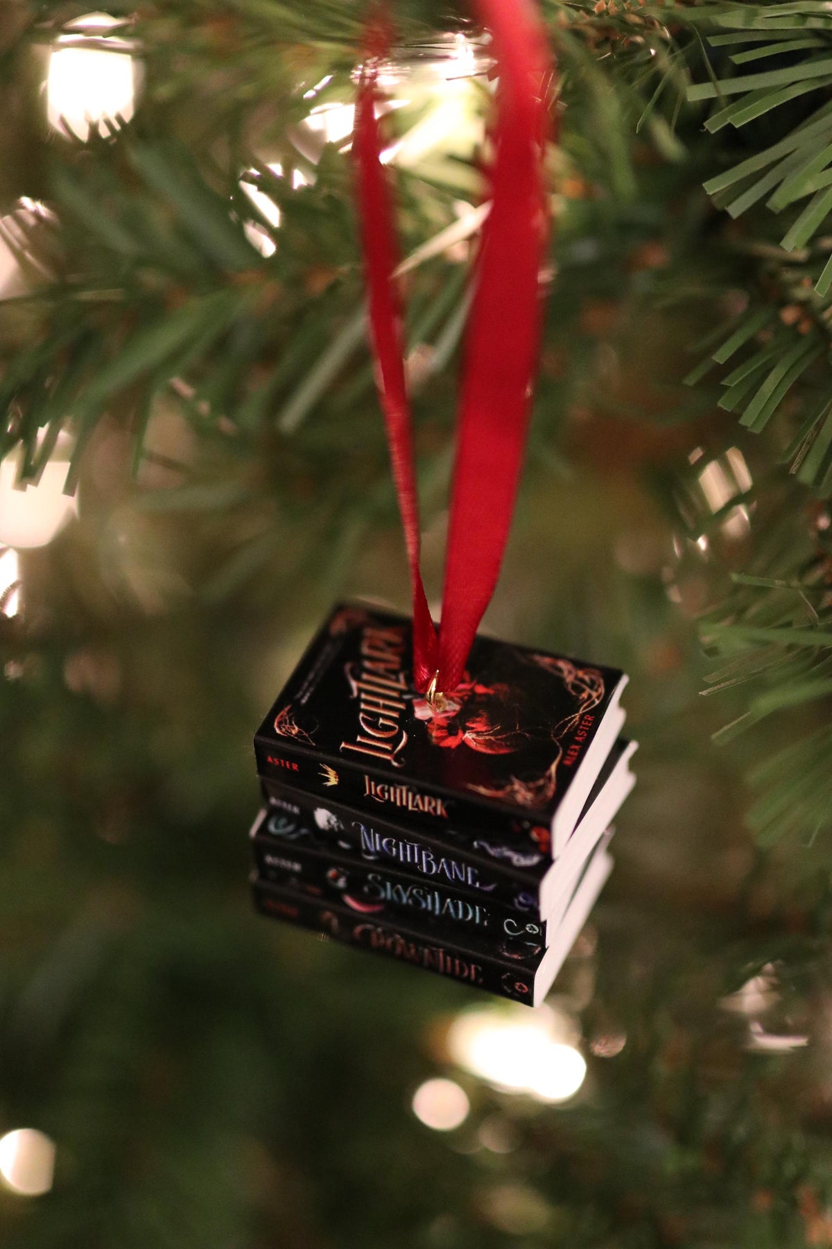 Lightlark Mini Book Ornament