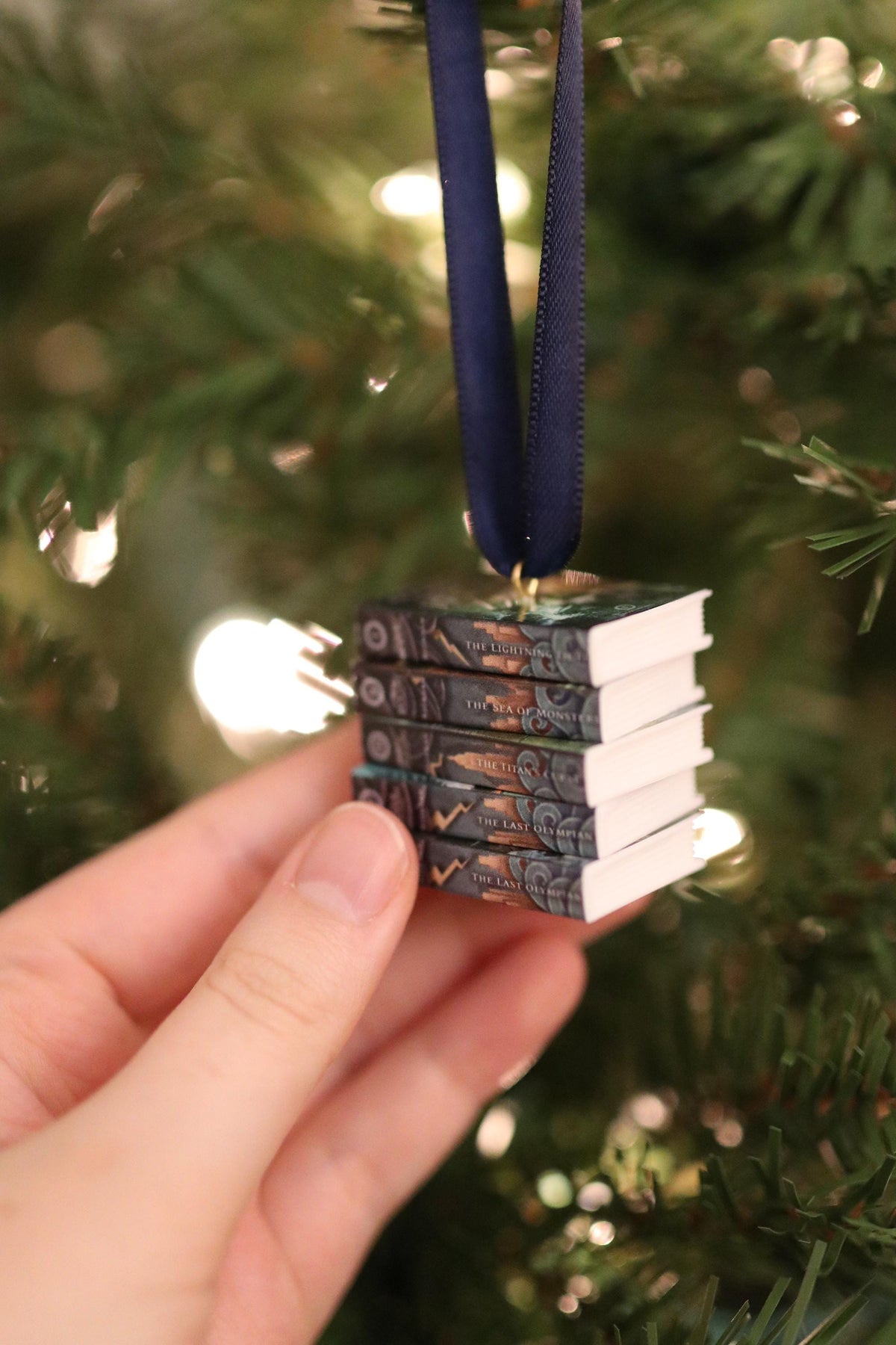 Percy Jackson Mini Book Ornament