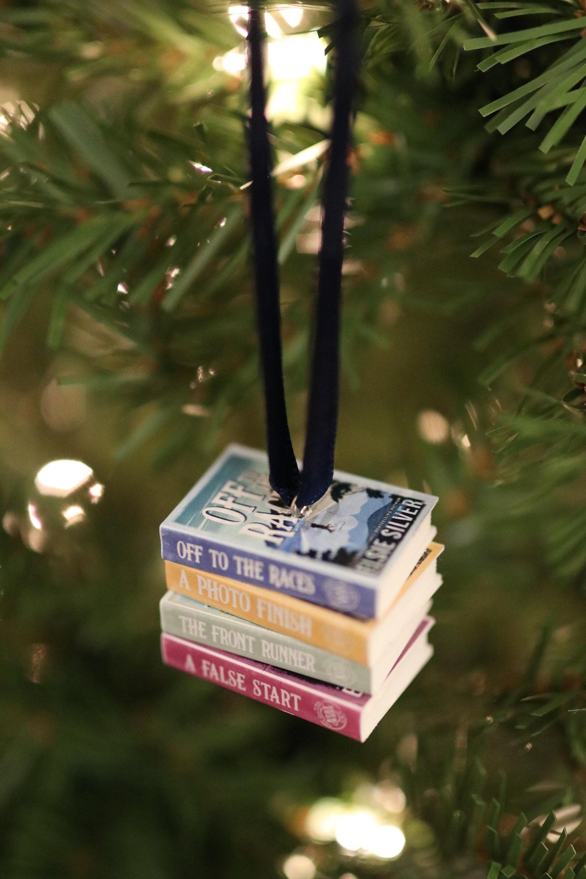 Gold Rush Ranch Mini Book Ornament