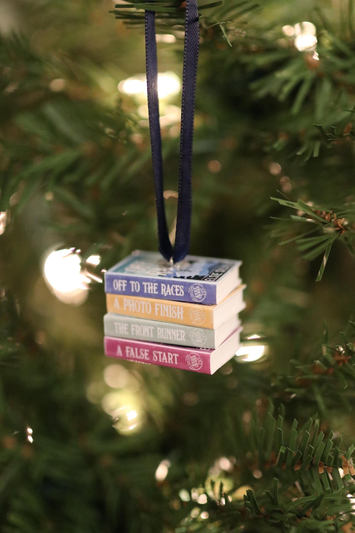 Gold Rush Ranch Mini Book Ornament