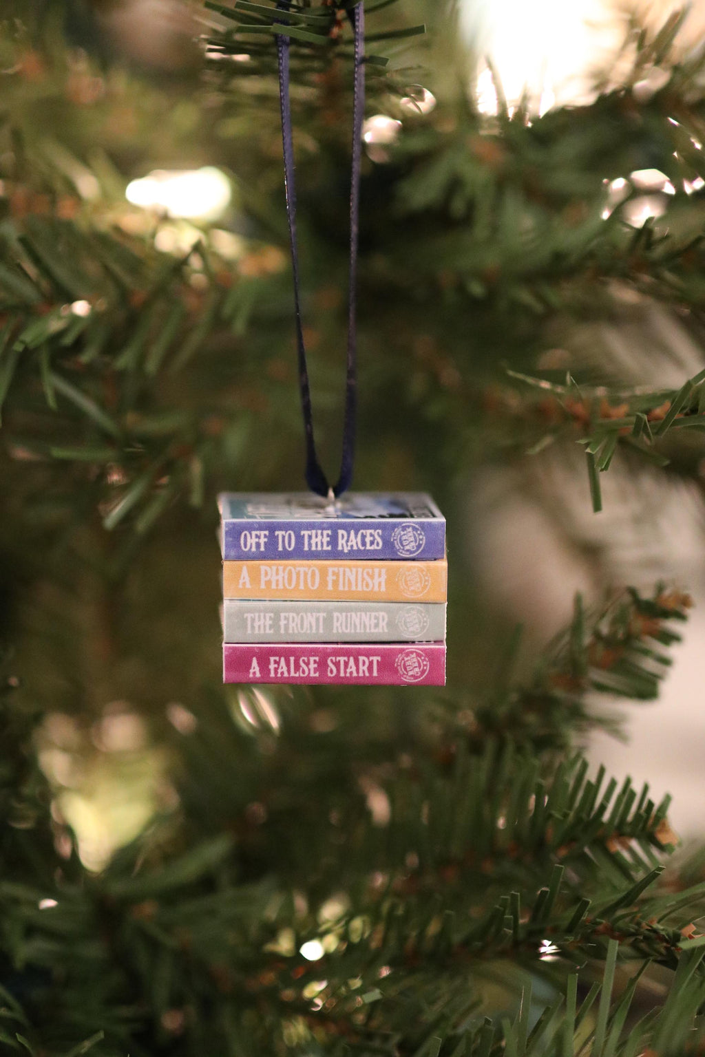 Gold Rush Ranch Mini Book Ornament
