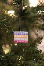 Gold Rush Ranch Mini Book Ornament