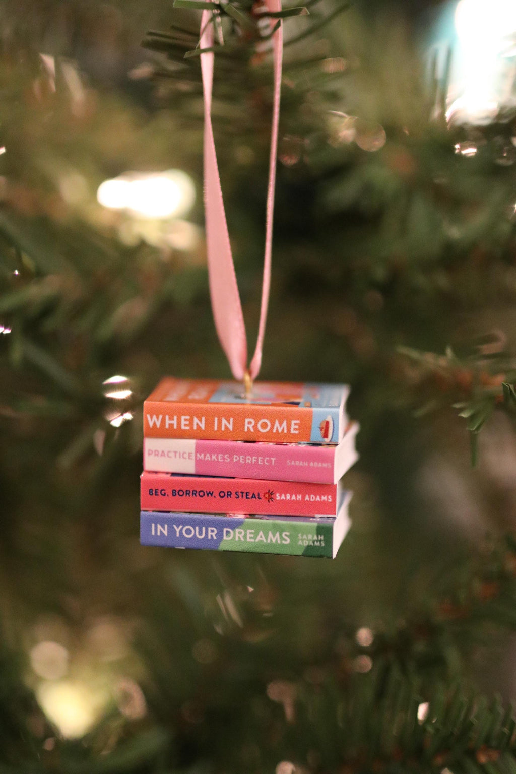 When in Rome Mini Book Ornament