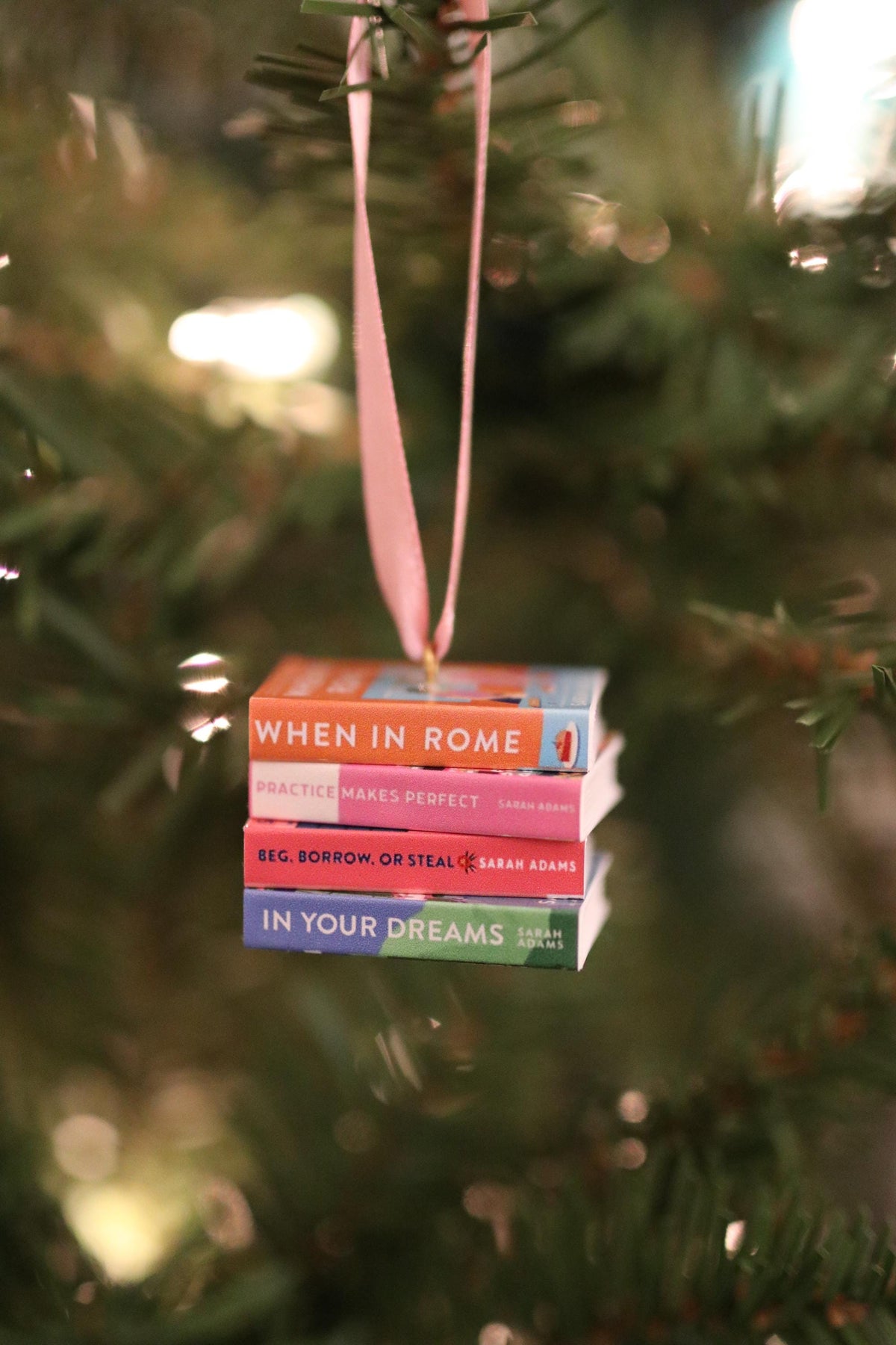 When in Rome Mini Book Ornament