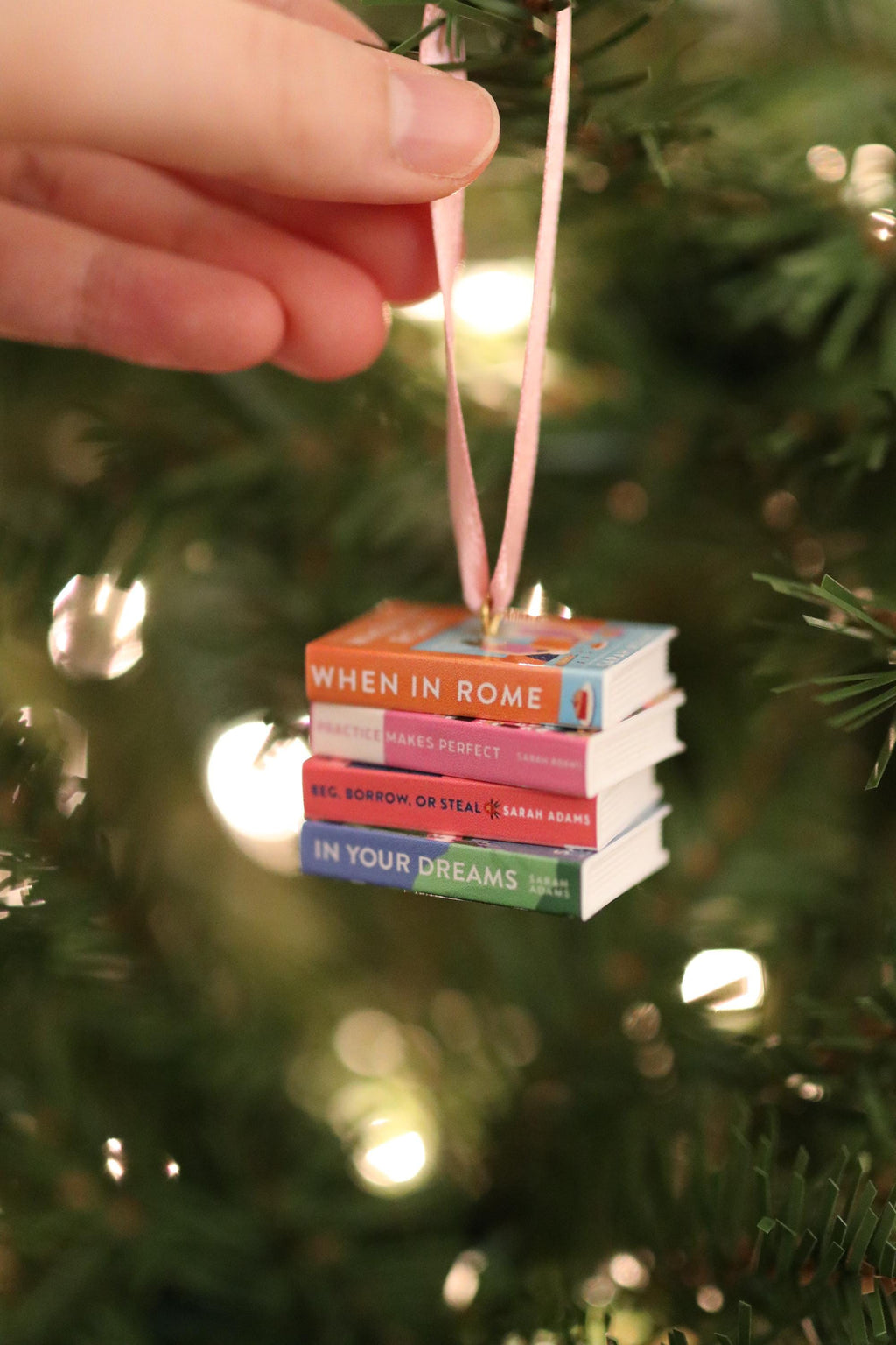 When in Rome Mini Book Ornament