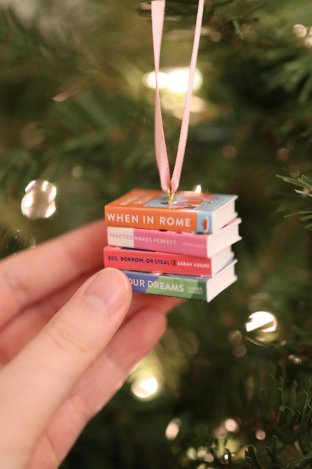 When in Rome Mini Book Ornament