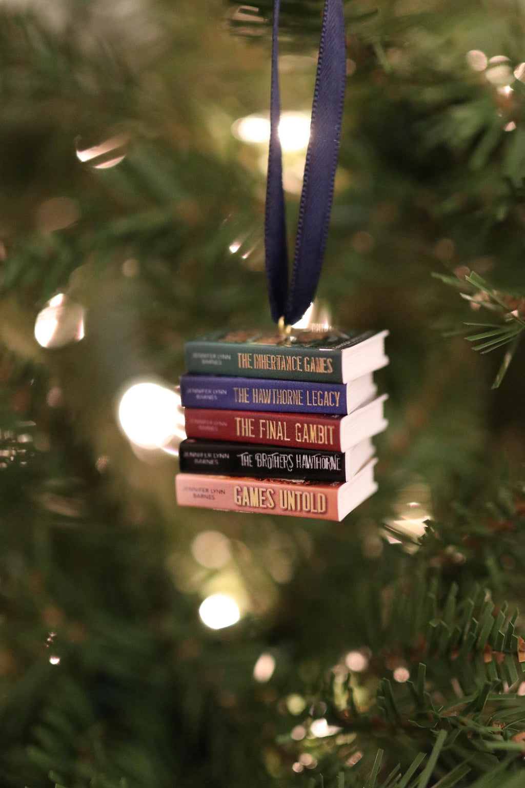 The Inheritance Games Mini Book Ornament