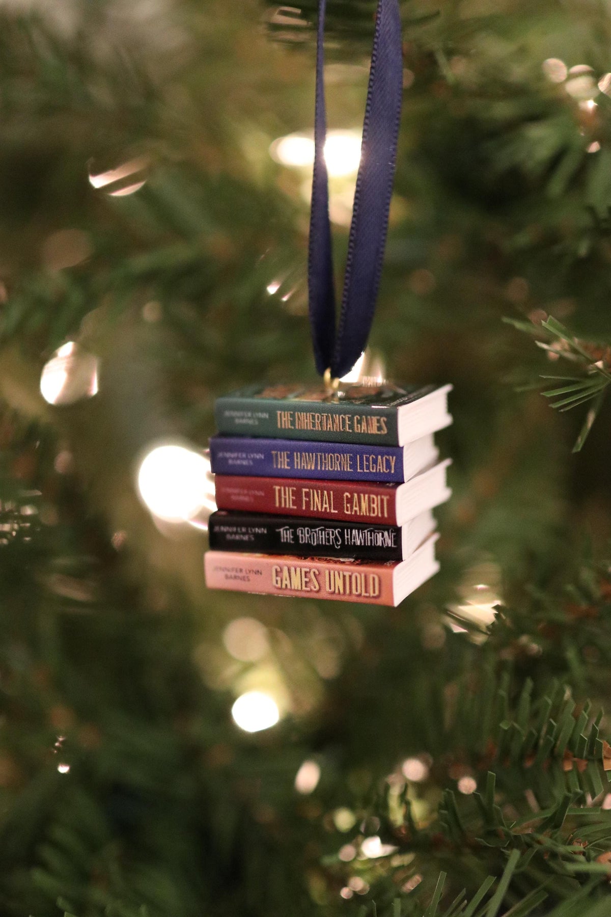 The Inheritance Games Mini Book Ornament