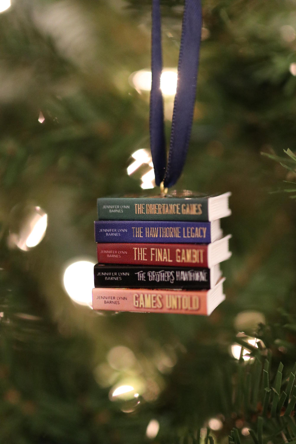 The Inheritance Games Mini Book Ornament