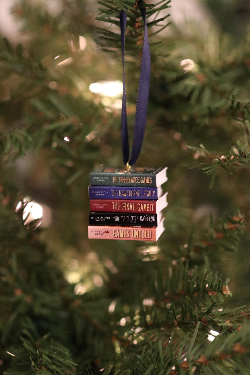 The Inheritance Games Mini Book Ornament