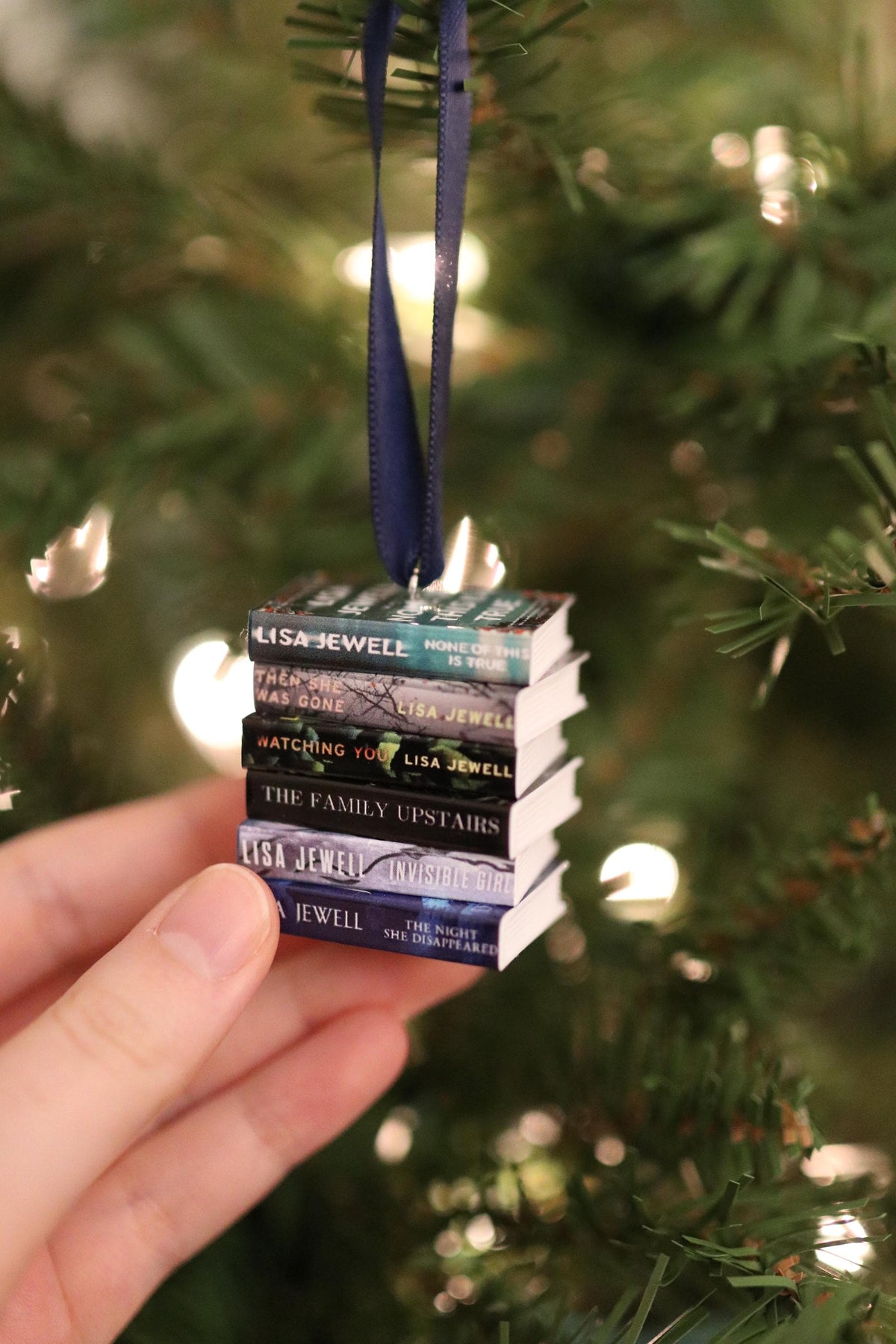 Lisa Jewell Mini Book Ornament