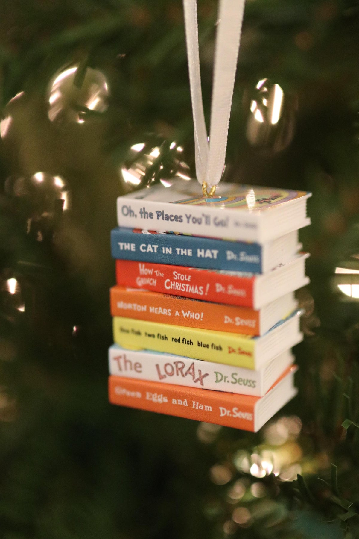 Dr. Suess Books Mini Book Ornament