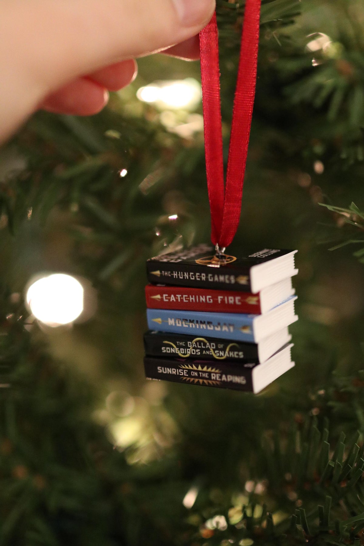 The Hunger Games Mini Book Ornament