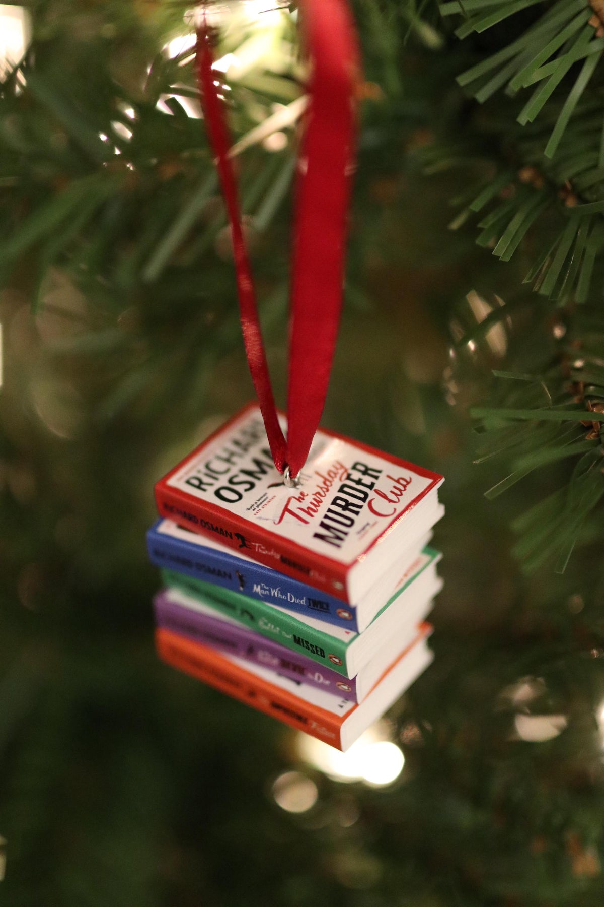 The Thursday Murder Club Mini Book Ornament