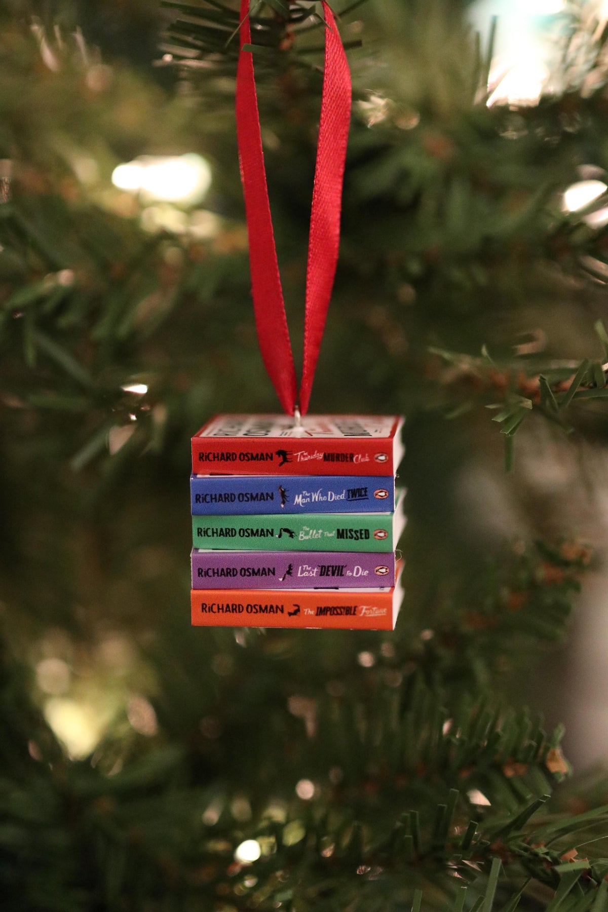 The Thursday Murder Club Mini Book Ornament