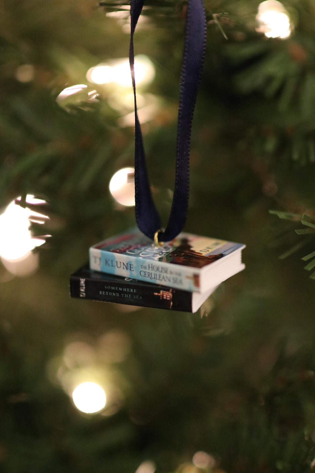 The House in the Cerulean Sea Mini Book Ornament