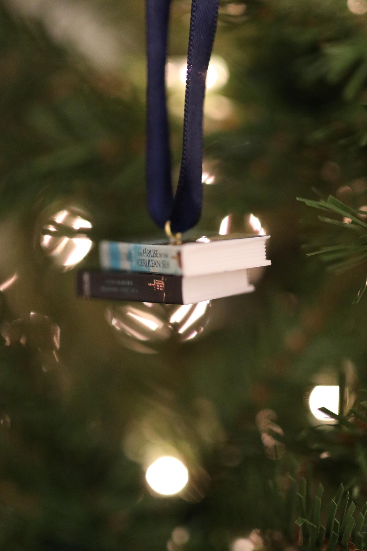 The House in the Cerulean Sea Mini Book Ornament