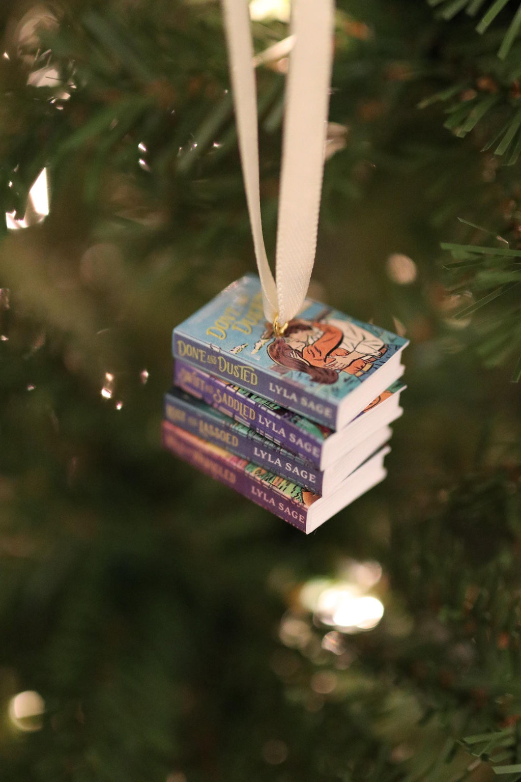Done and Dusted Mini Book Ornament
