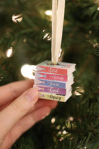 Off Campus Mini Book Ornament