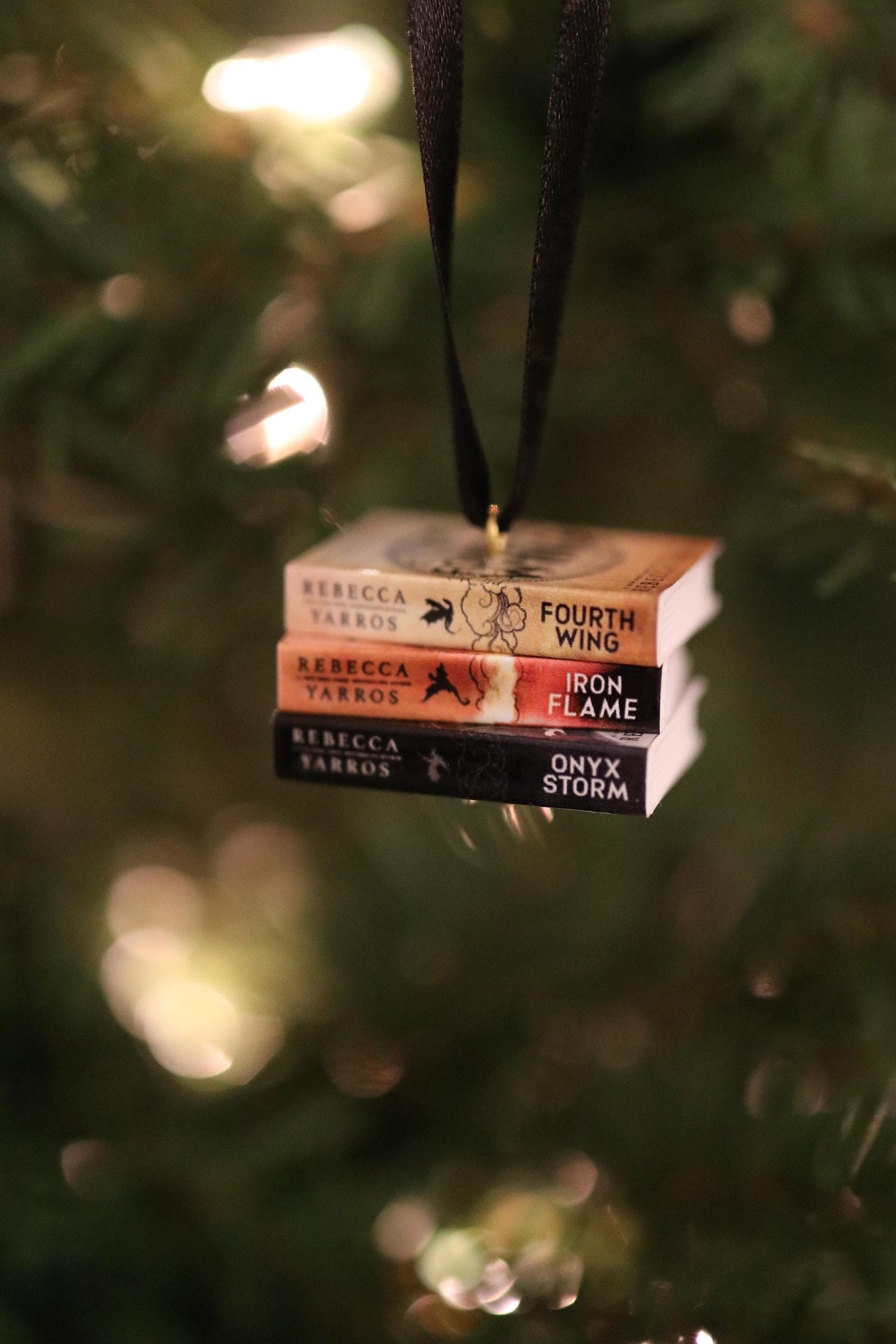 Fourth Wing Mini Book Ornament