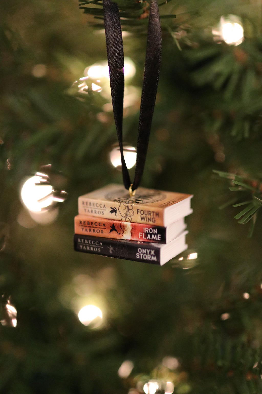 Fourth Wing Mini Book Ornament