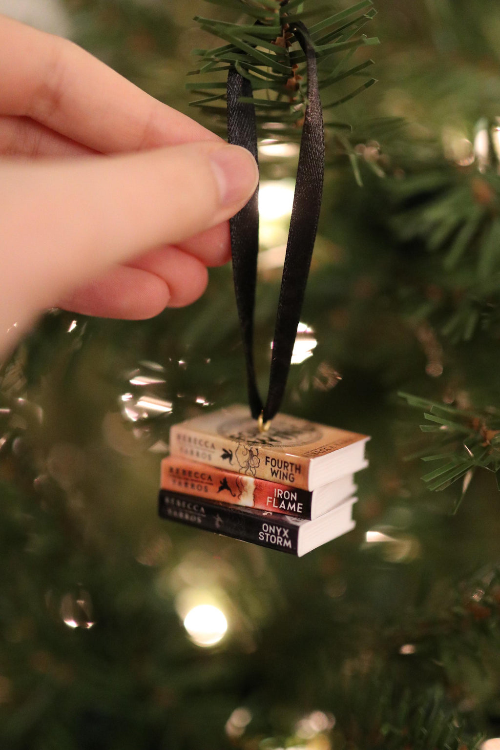 Fourth Wing Mini Book Ornament