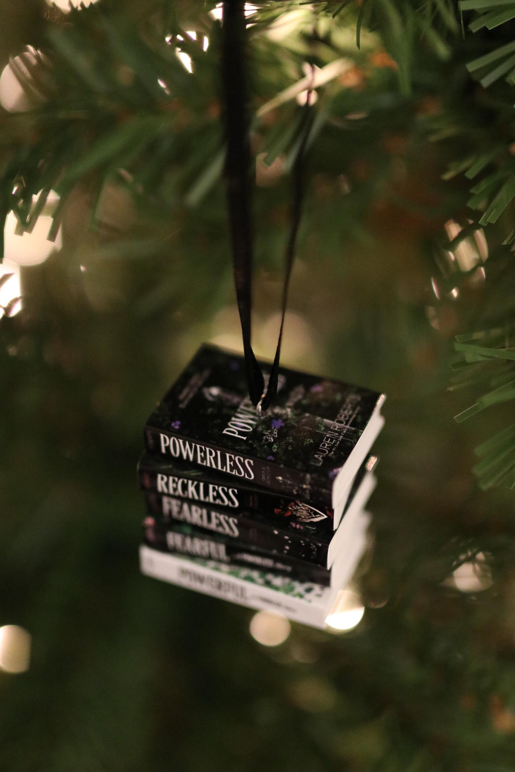 Powerless Mini Book Ornament