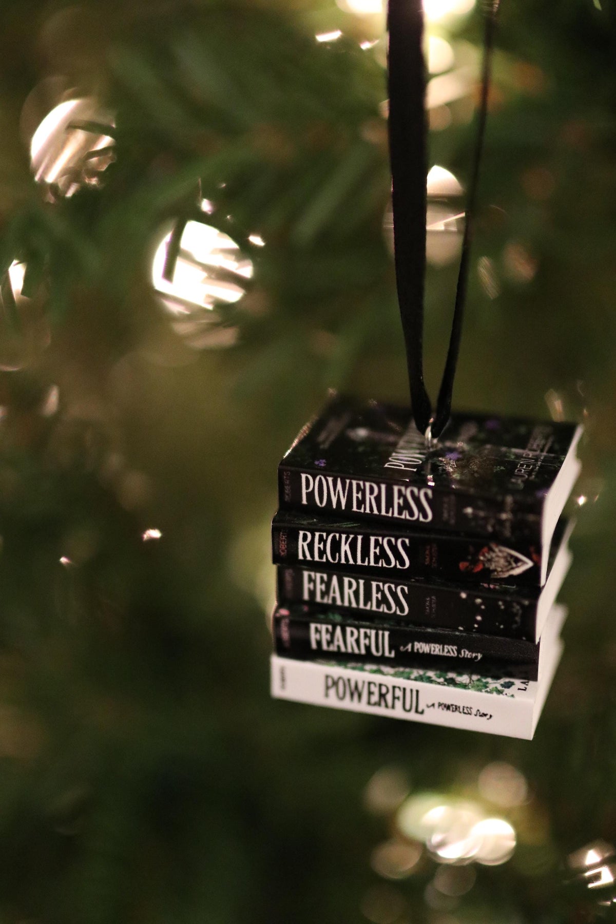 Powerless Mini Book Ornament