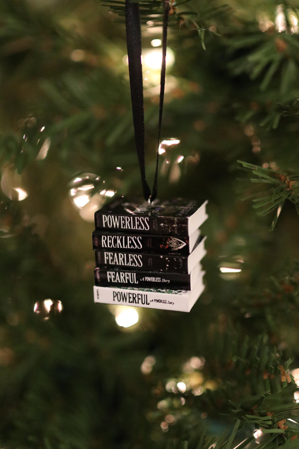 Powerless Mini Book Ornament