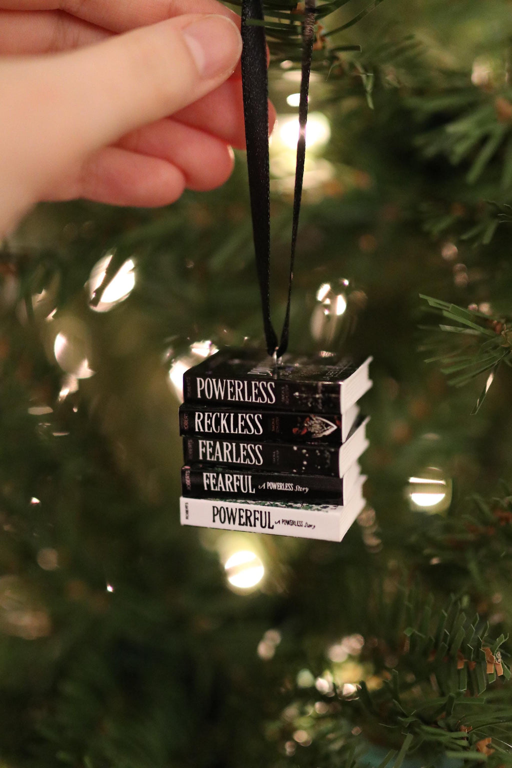 Powerless Mini Book Ornament