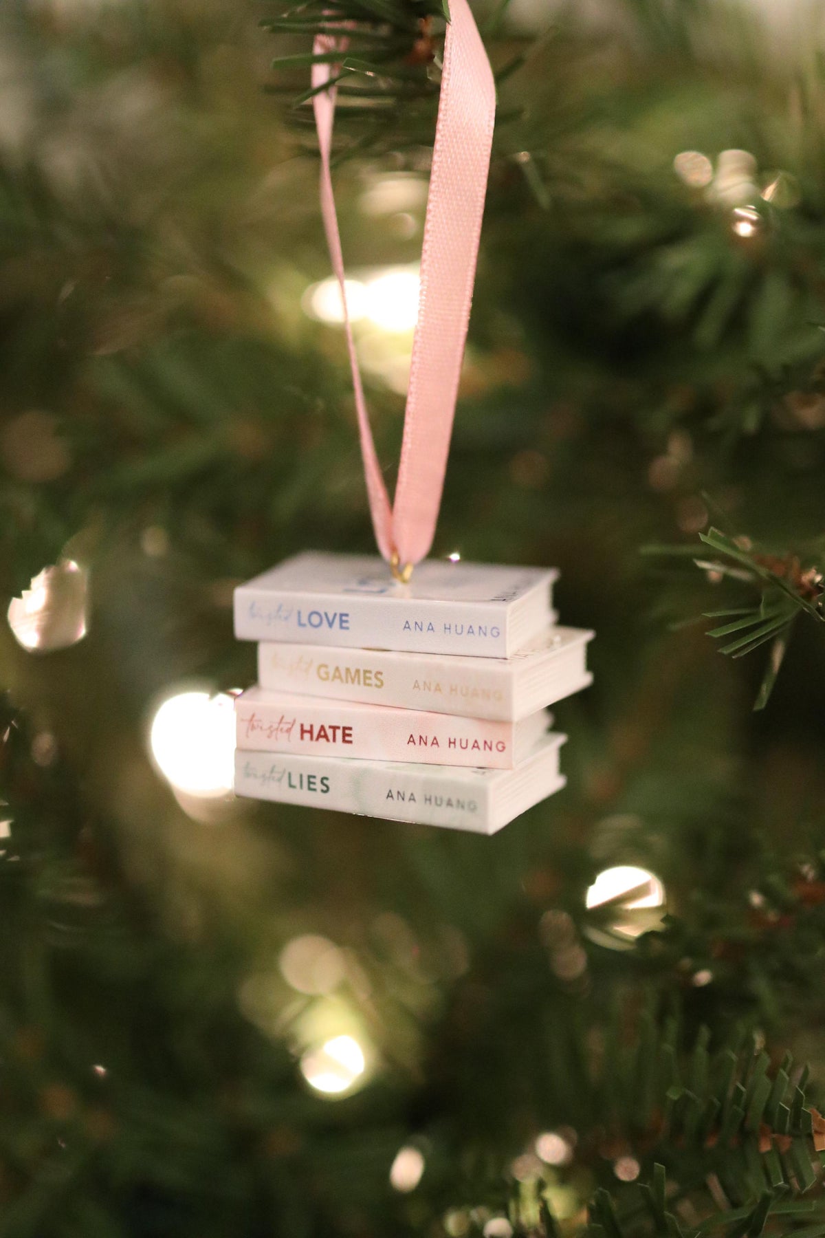 Twisted Love Mini Book Ornament