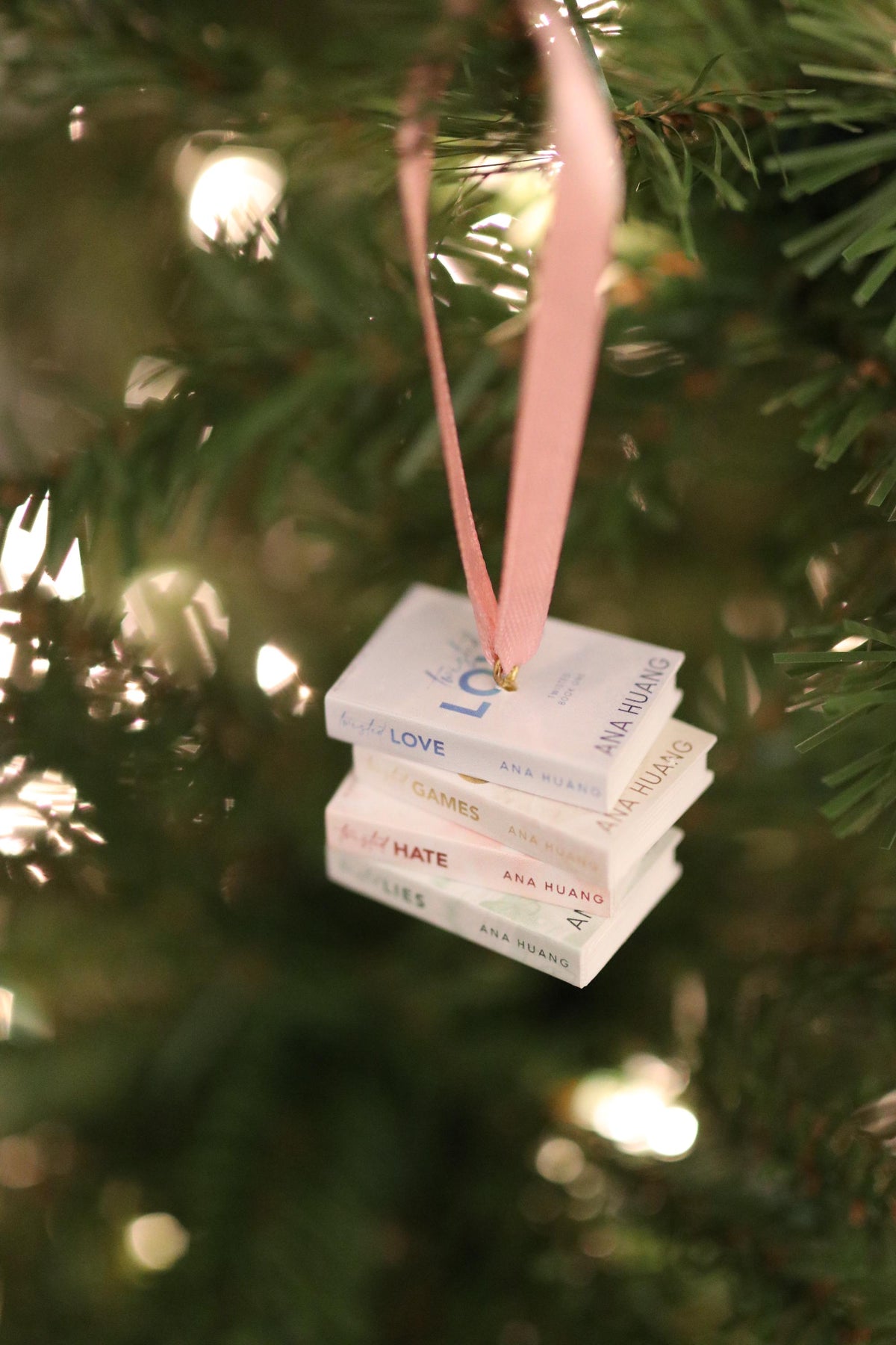 Twisted Love Mini Book Ornament