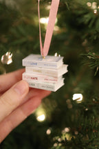 Twisted Love Mini Book Ornament