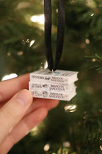 Mistborn Mini Book Ornament