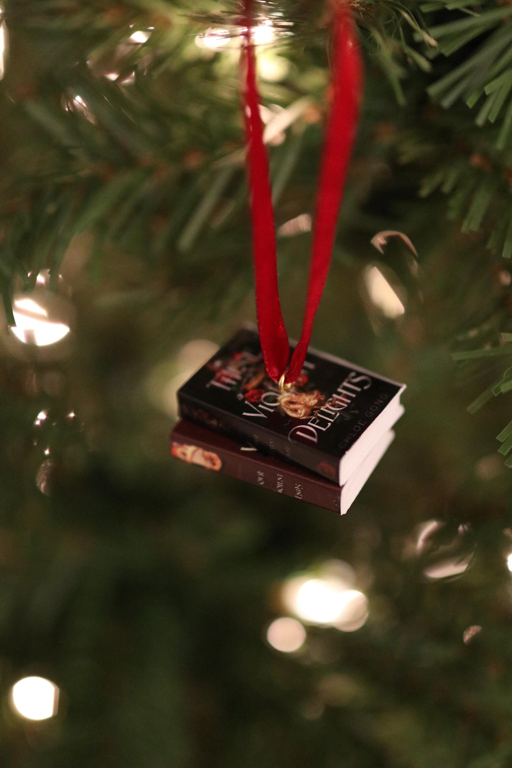 These Violent Delights Mini Book Ornament
