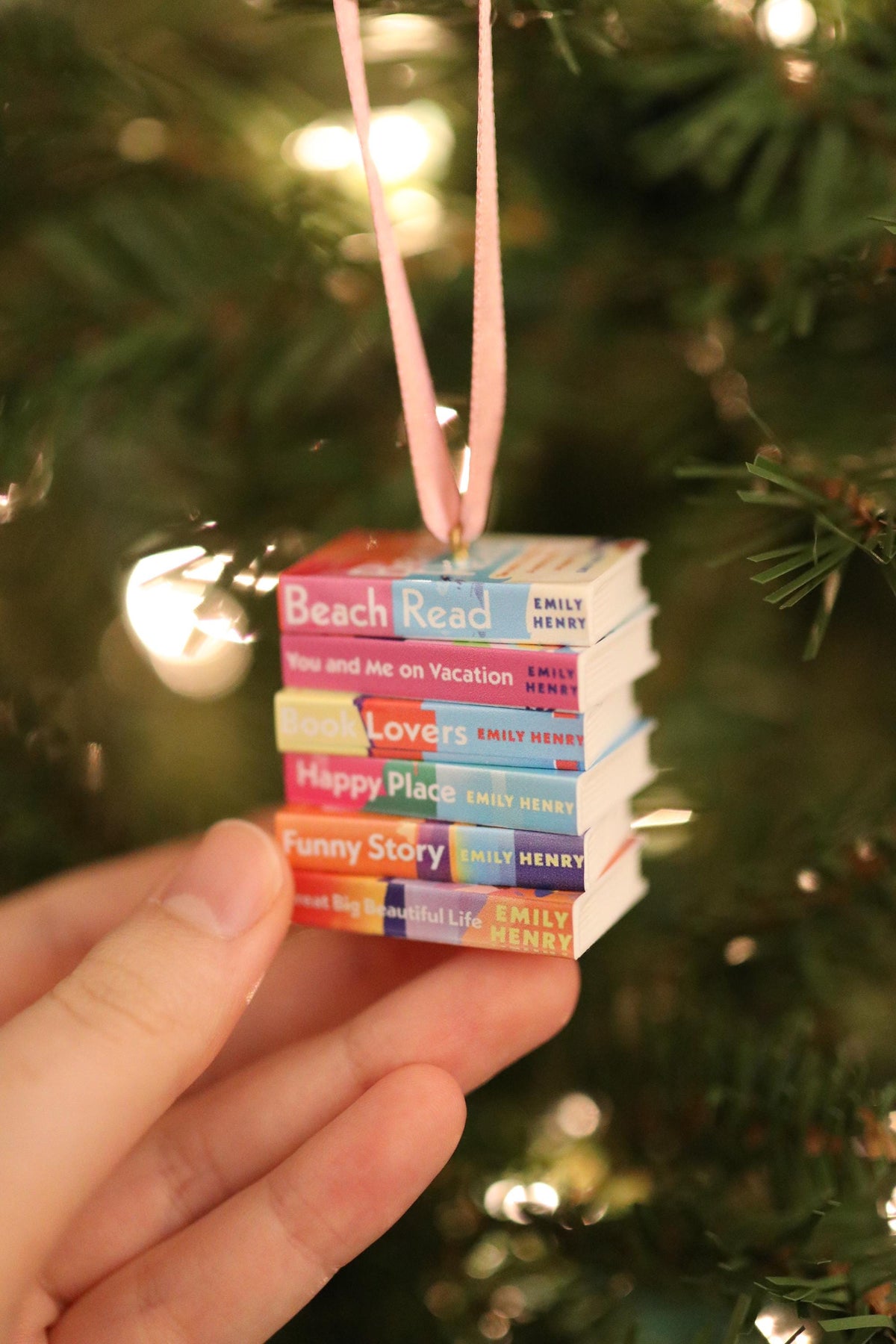 Emily Henry Mini Book Ornament
