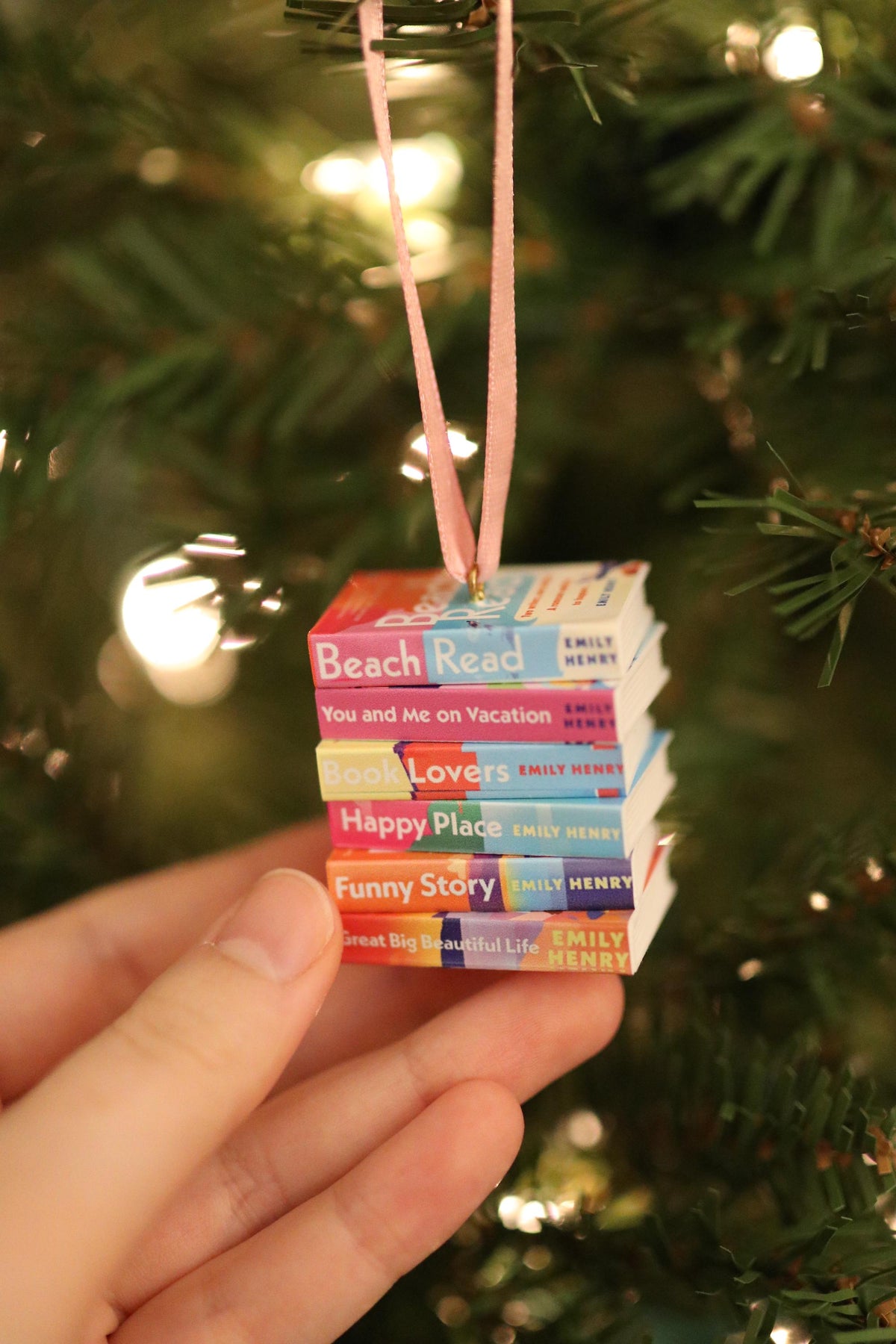 Emily Henry Mini Book Ornament