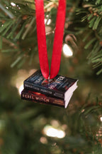 The Crimson Moth Mini Book Ornament