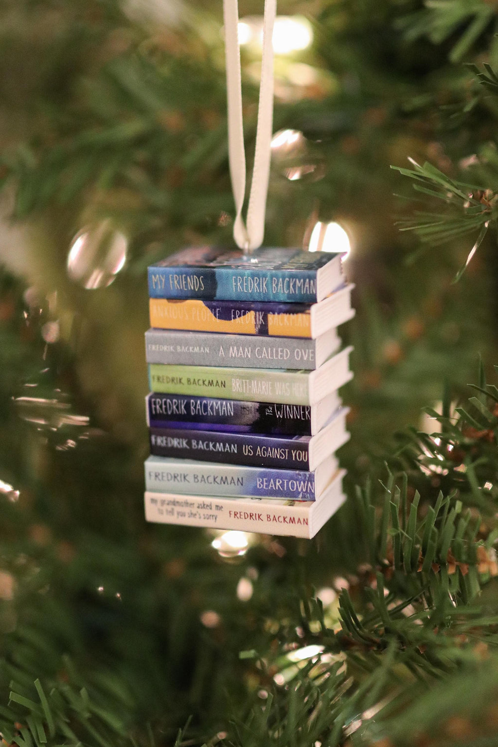 Fredrik Backman Mini Book Ornament