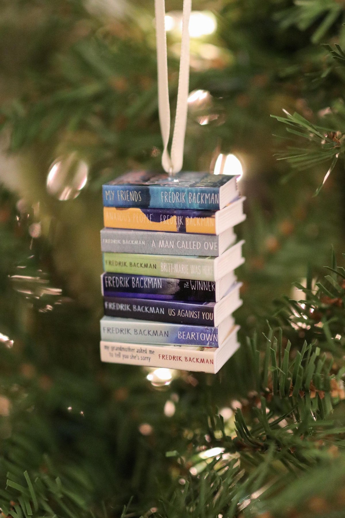 Fredrik Backman Mini Book Ornament