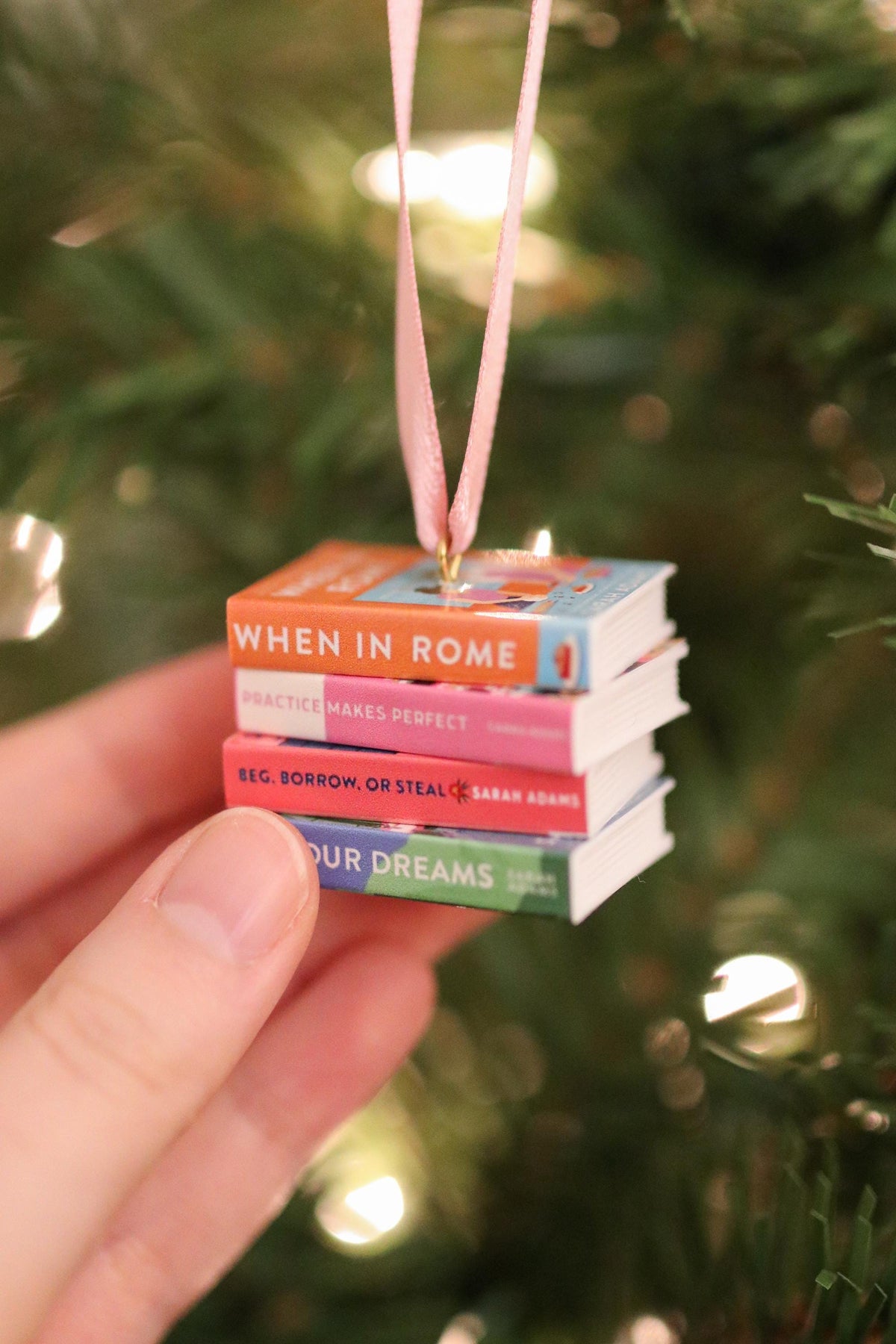 When in Rome Mini Book Ornament