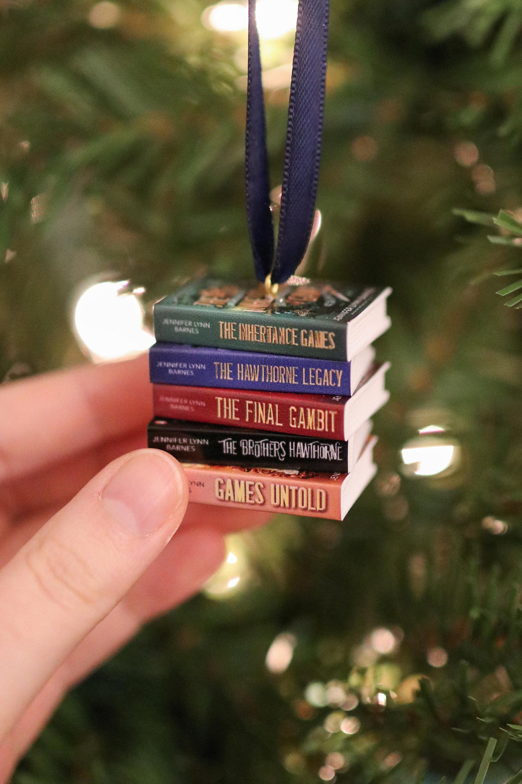 The Inheritance Games Mini Book Ornament