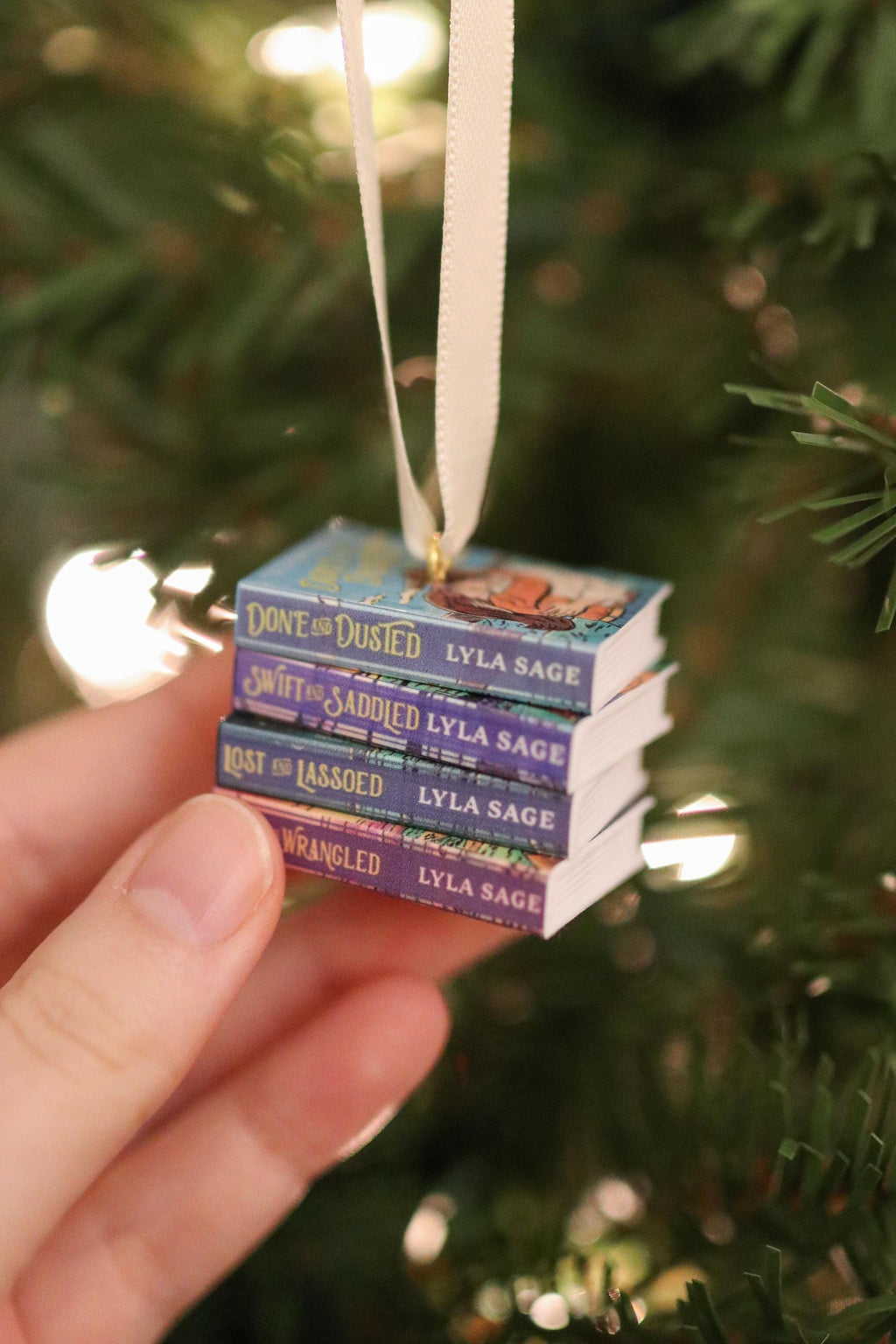 Done and Dusted Mini Book Ornament