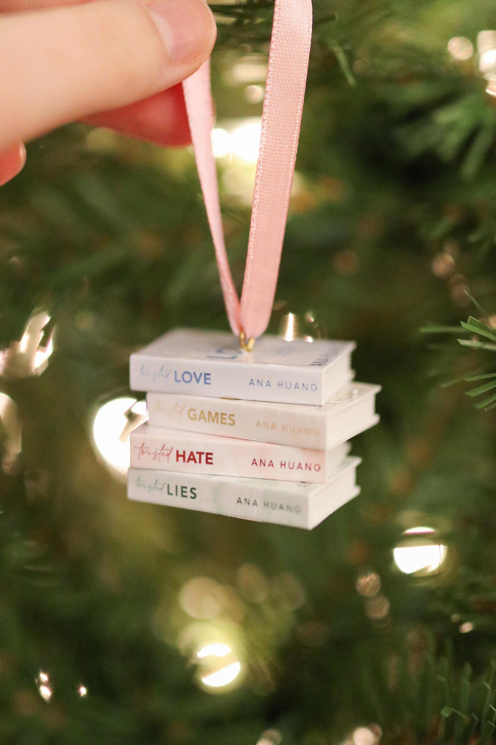 Twisted Love Mini Book Ornament