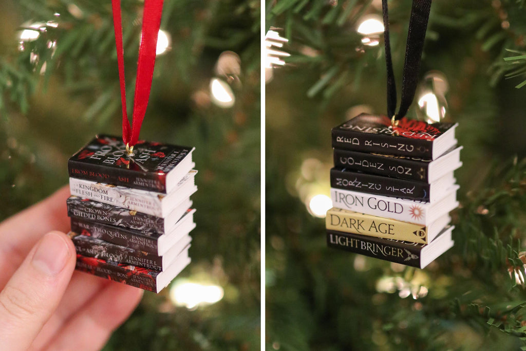 CUSTOM Mini Book Ornament
