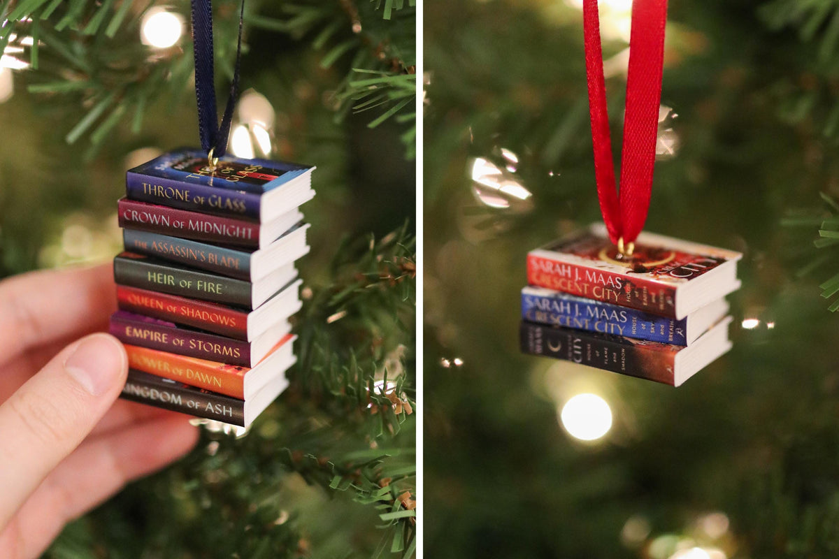 CUSTOM Mini Book Ornament
